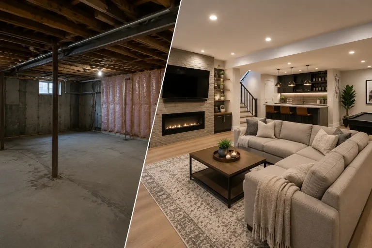 Before & After_ 8 Stunning Basement Renovations in Mississauga